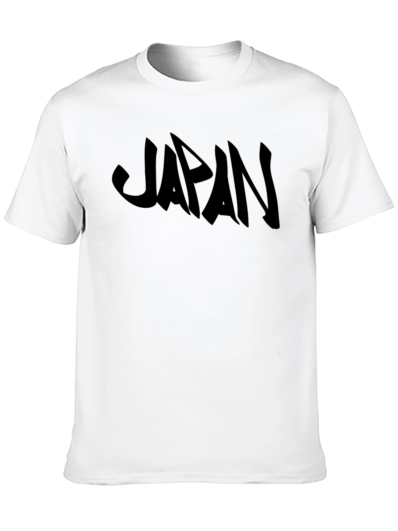 Mens Black Japan Graphic T-Shirt