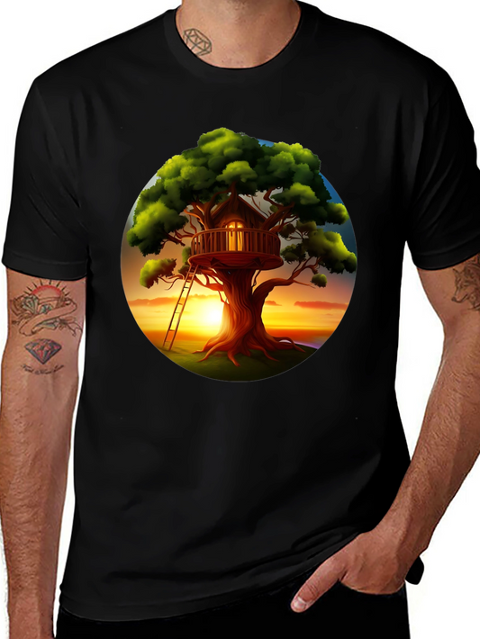 Treehouse Sunset Graphic Tee
