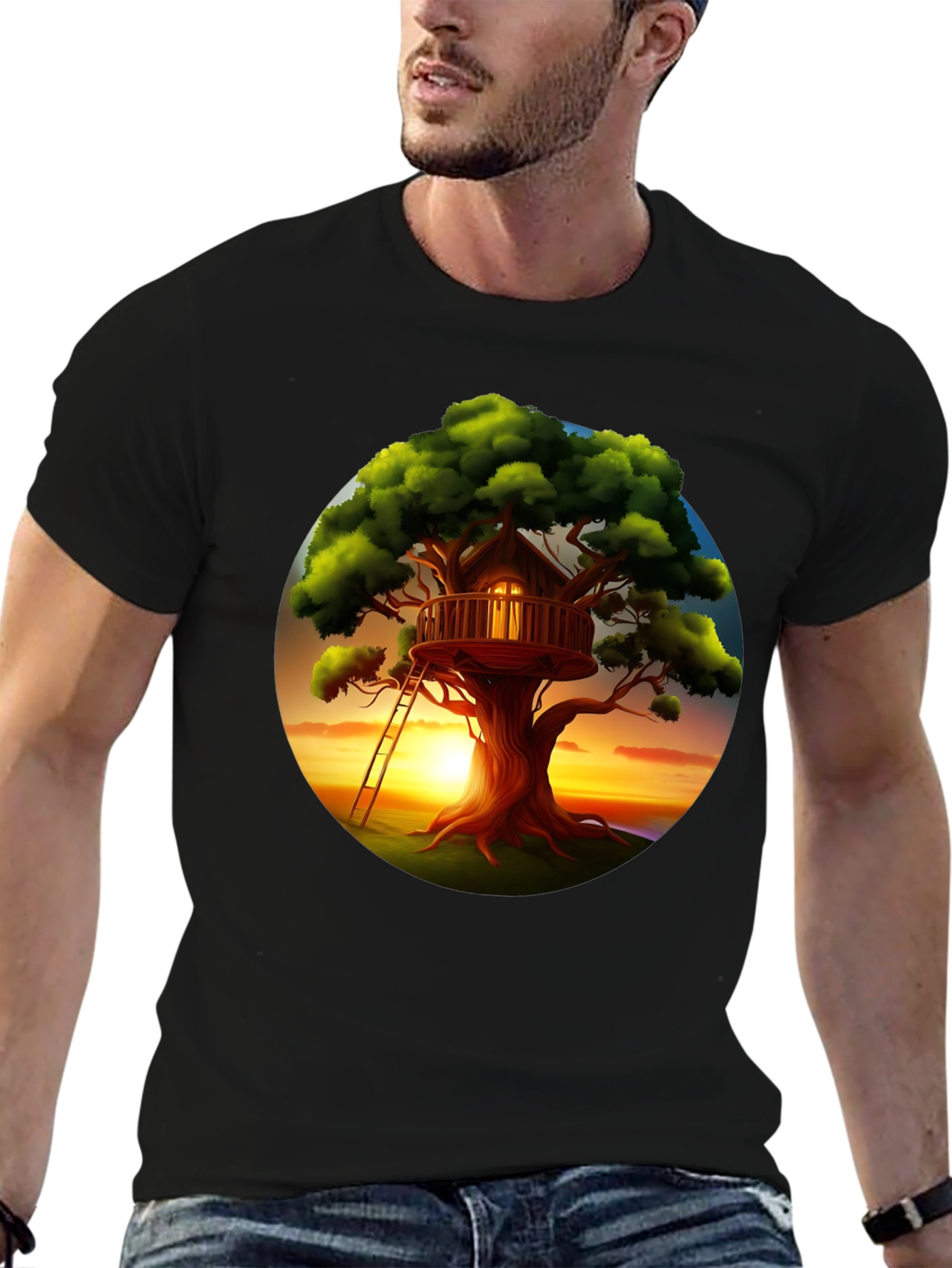 Treehouse Sunset Graphic Tee