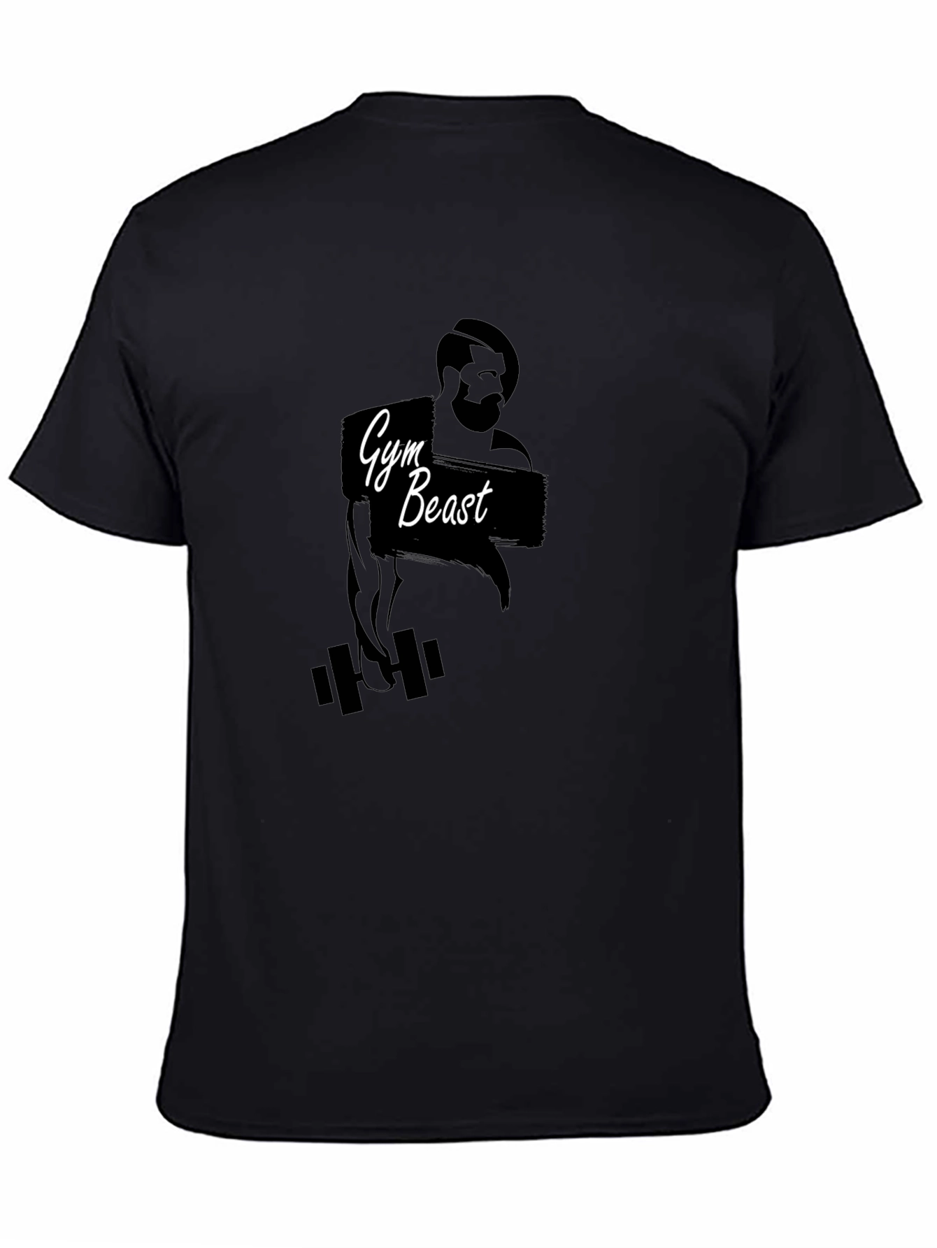 Gym Beast Graphic Tee - Black