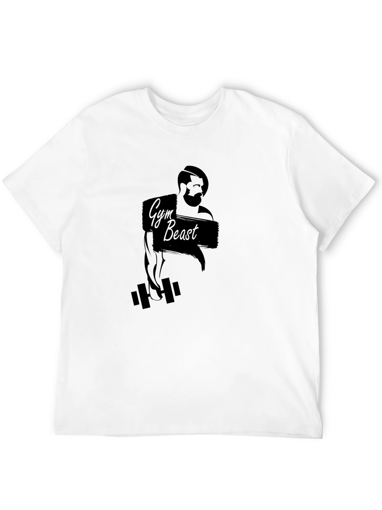 Gym Beast Graphic Tee - Black