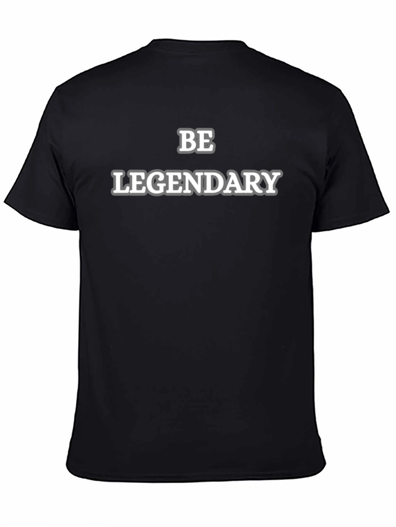 Be Legendary Black Graphic Tee