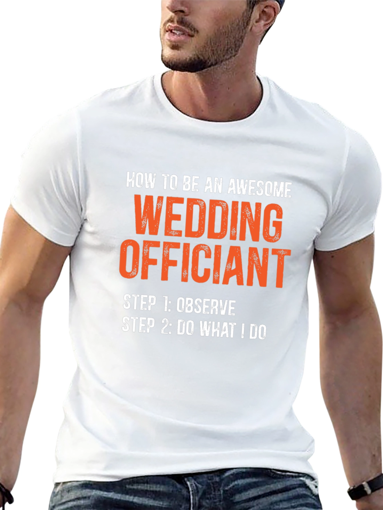 Awesome Wedding Officiant Graphic T-Shirt