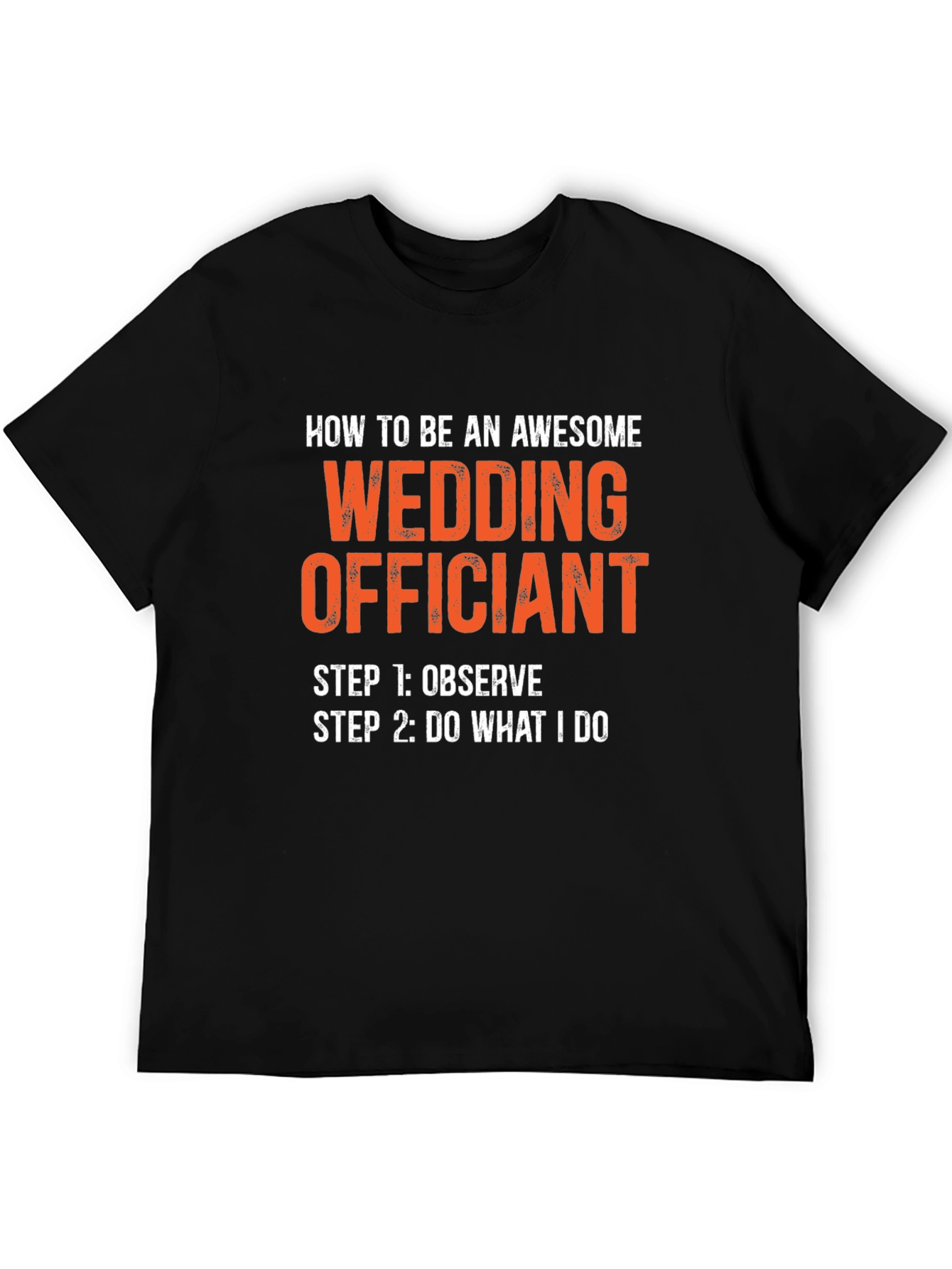 Awesome Wedding Officiant Graphic T-Shirt