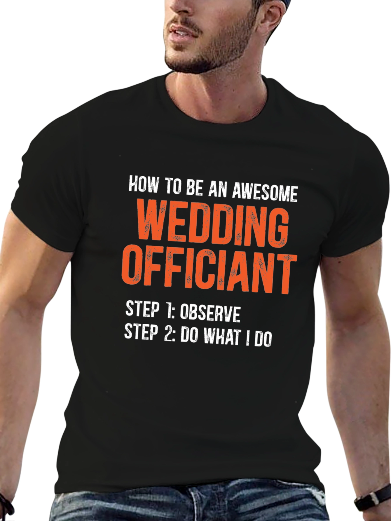 Awesome Wedding Officiant Graphic T-Shirt