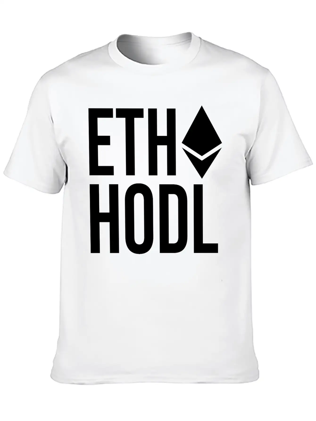 Ethereum ETH HODL Cryptocurrency Unisex Casual T-Shirt – Clean Design For Daily Comfort