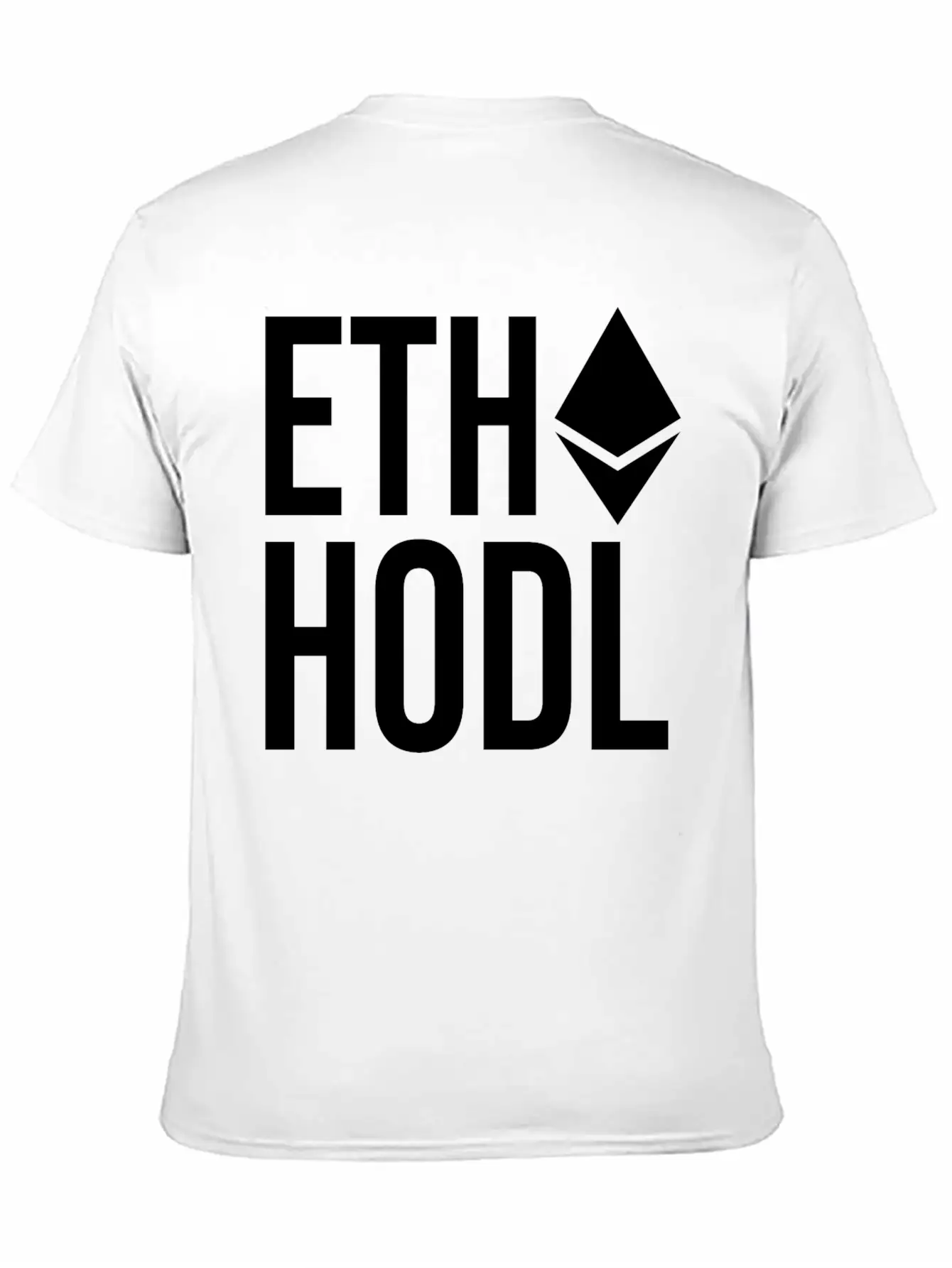 Ethereum ETH HODL Cryptocurrency Unisex Casual T-Shirt – Clean Design For Daily Comfort