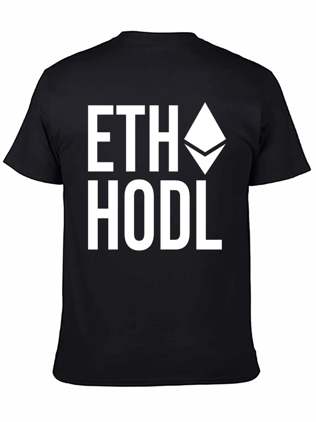 Ethereum ETH HODL Cryptocurrency Unisex Casual T-Shirt – Clean Design For Daily Comfort
