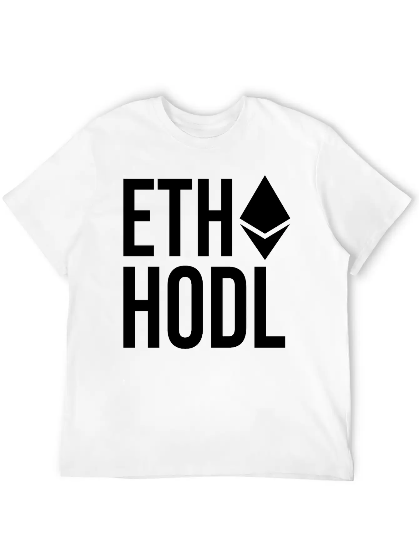 Ethereum ETH HODL Cryptocurrency Unisex Casual T-Shirt – Clean Design For Daily Comfort