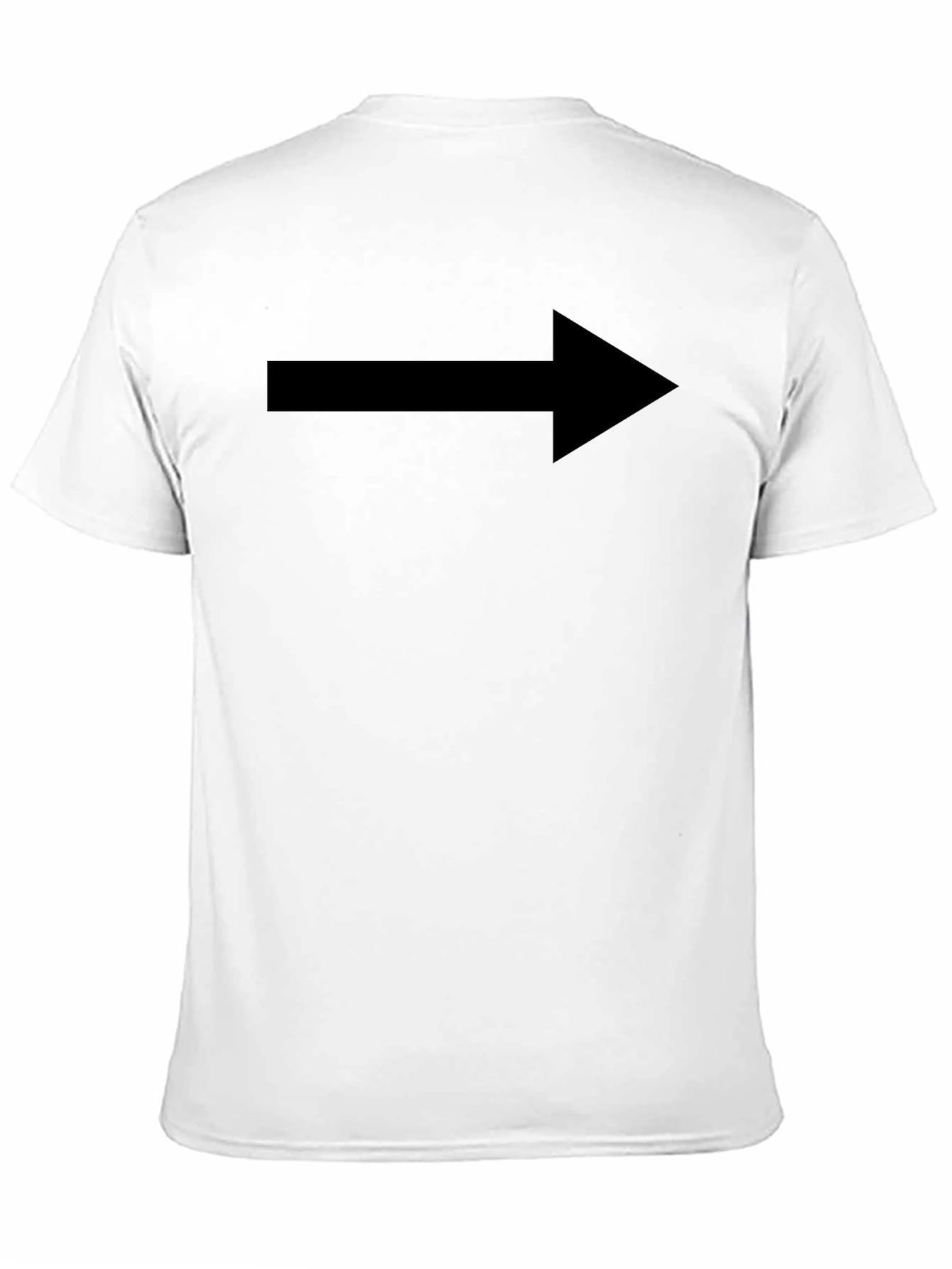 Right Arrow Graphic Black T-Shirt