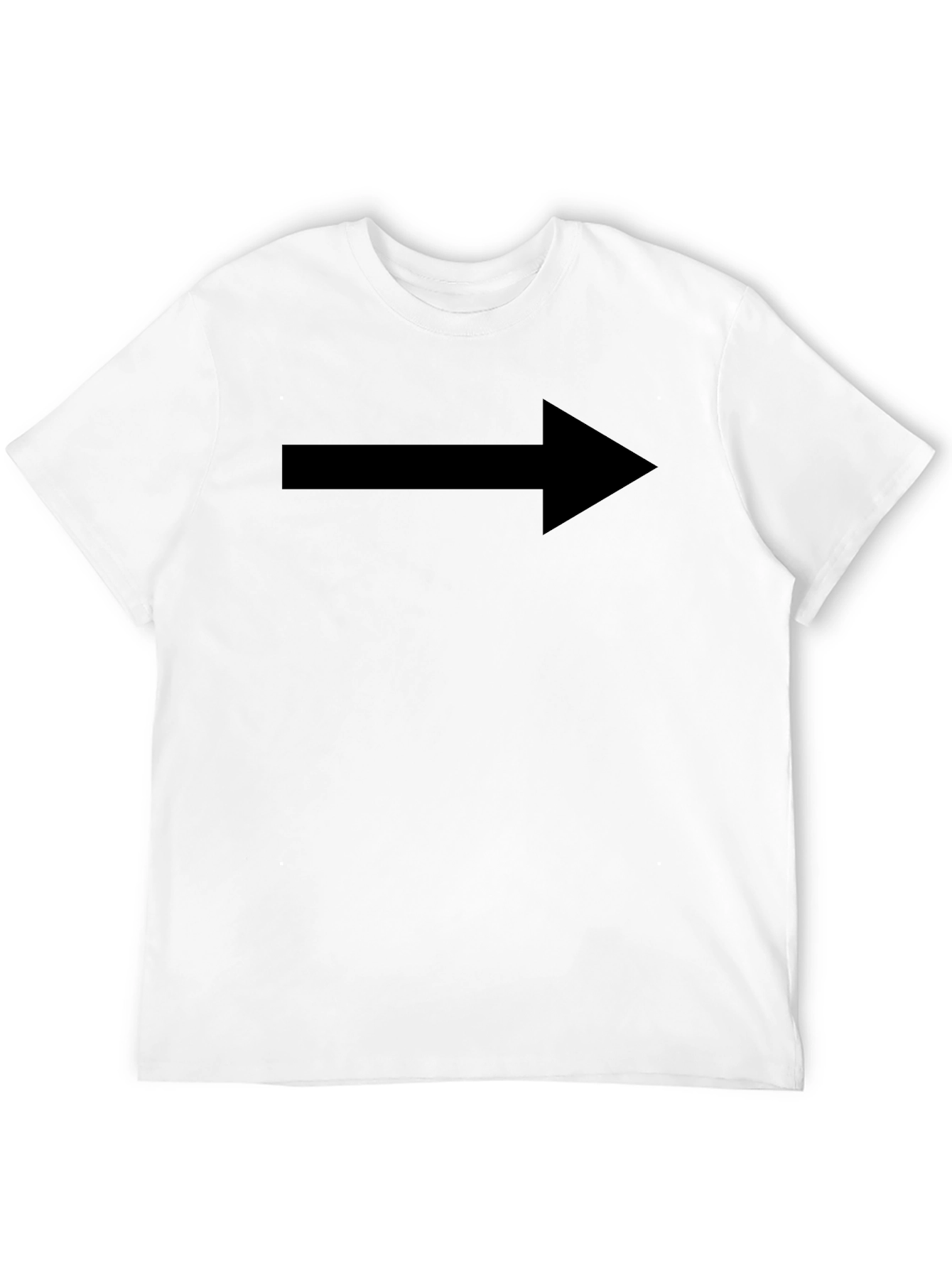 Right Arrow Graphic Black T-Shirt