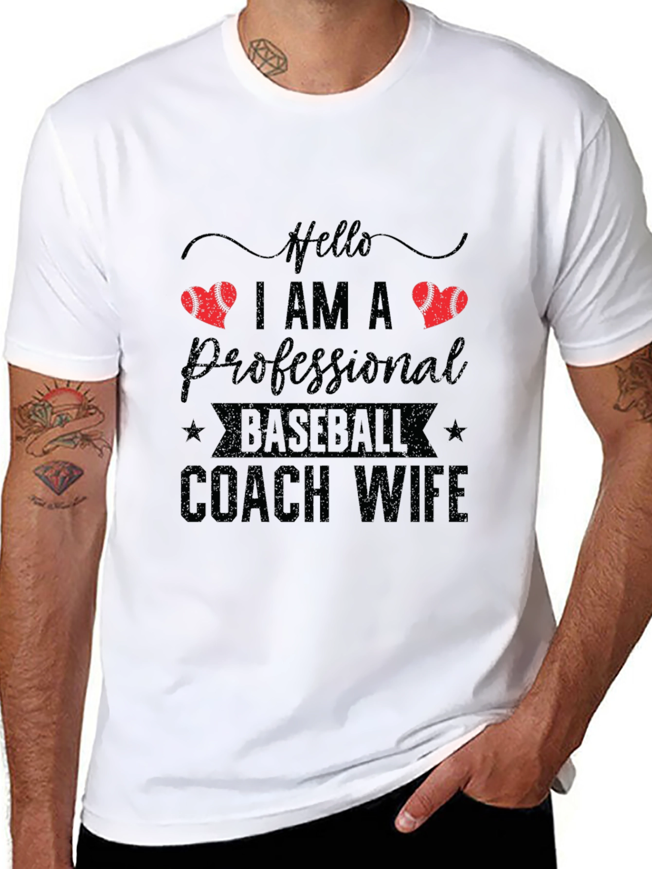 Baseball Coach Wife Graphic Tee