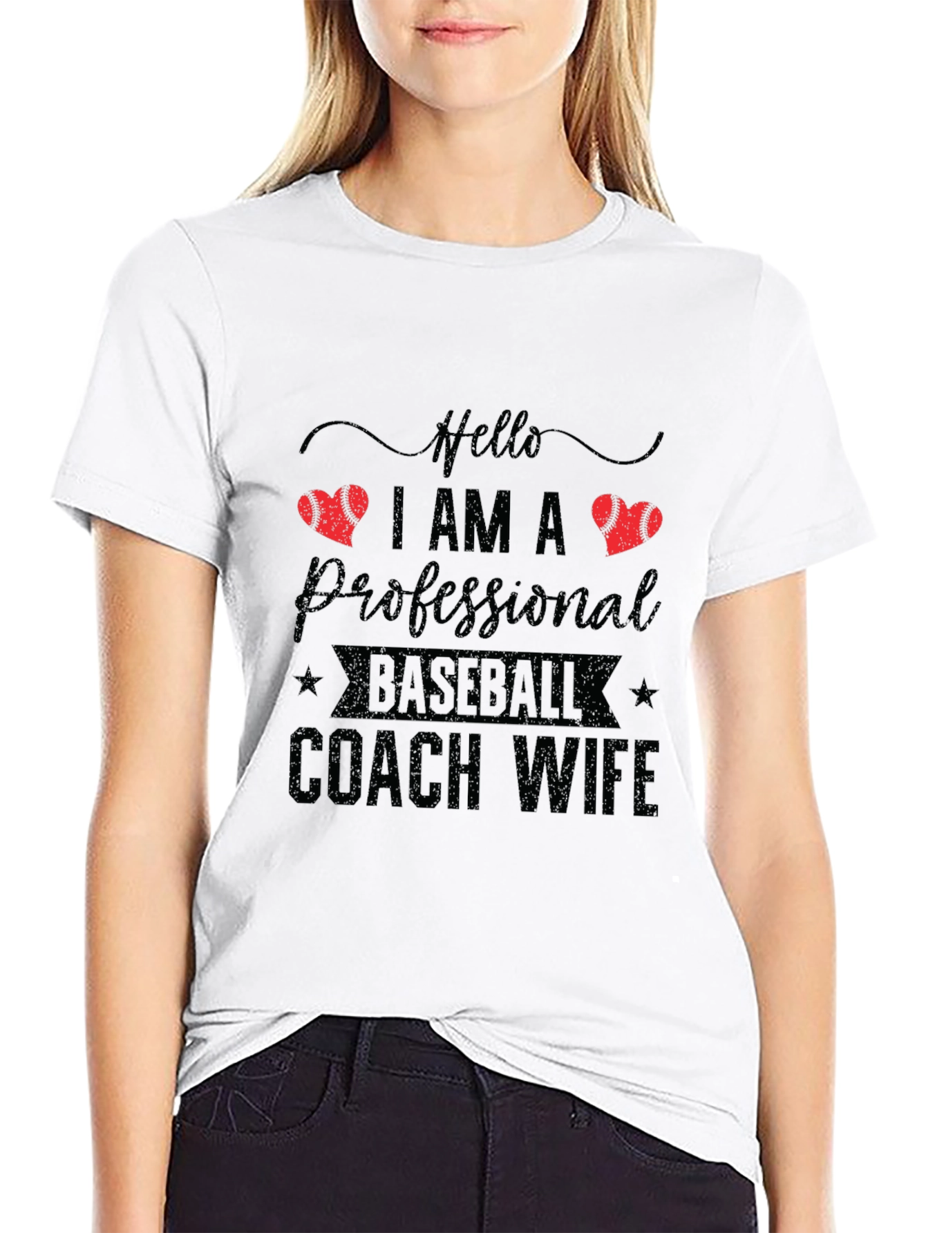 Baseball Coach Wife Graphic Tee