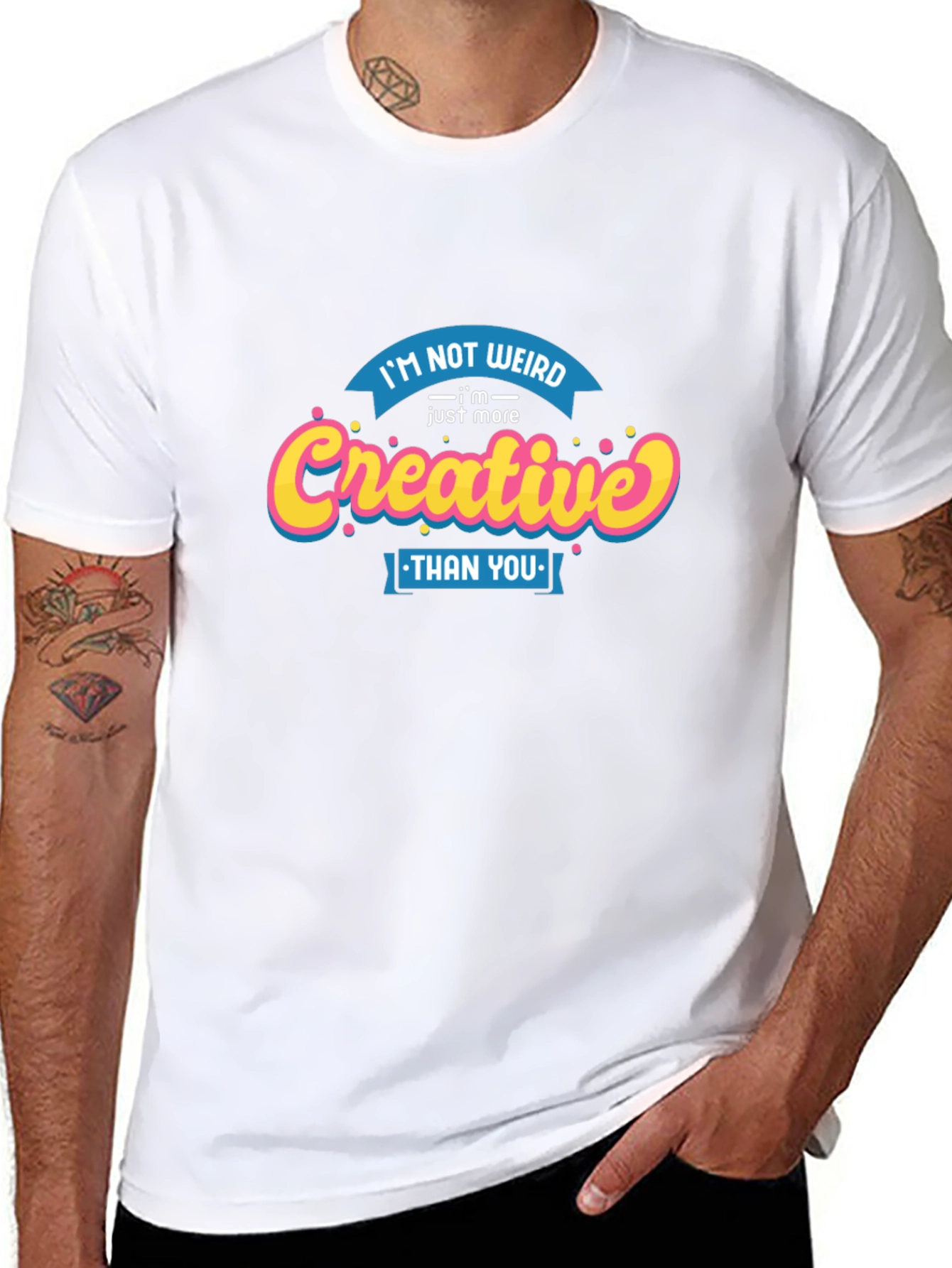 Creative Weirdo T-Shirt - Novelty Graphic Tee