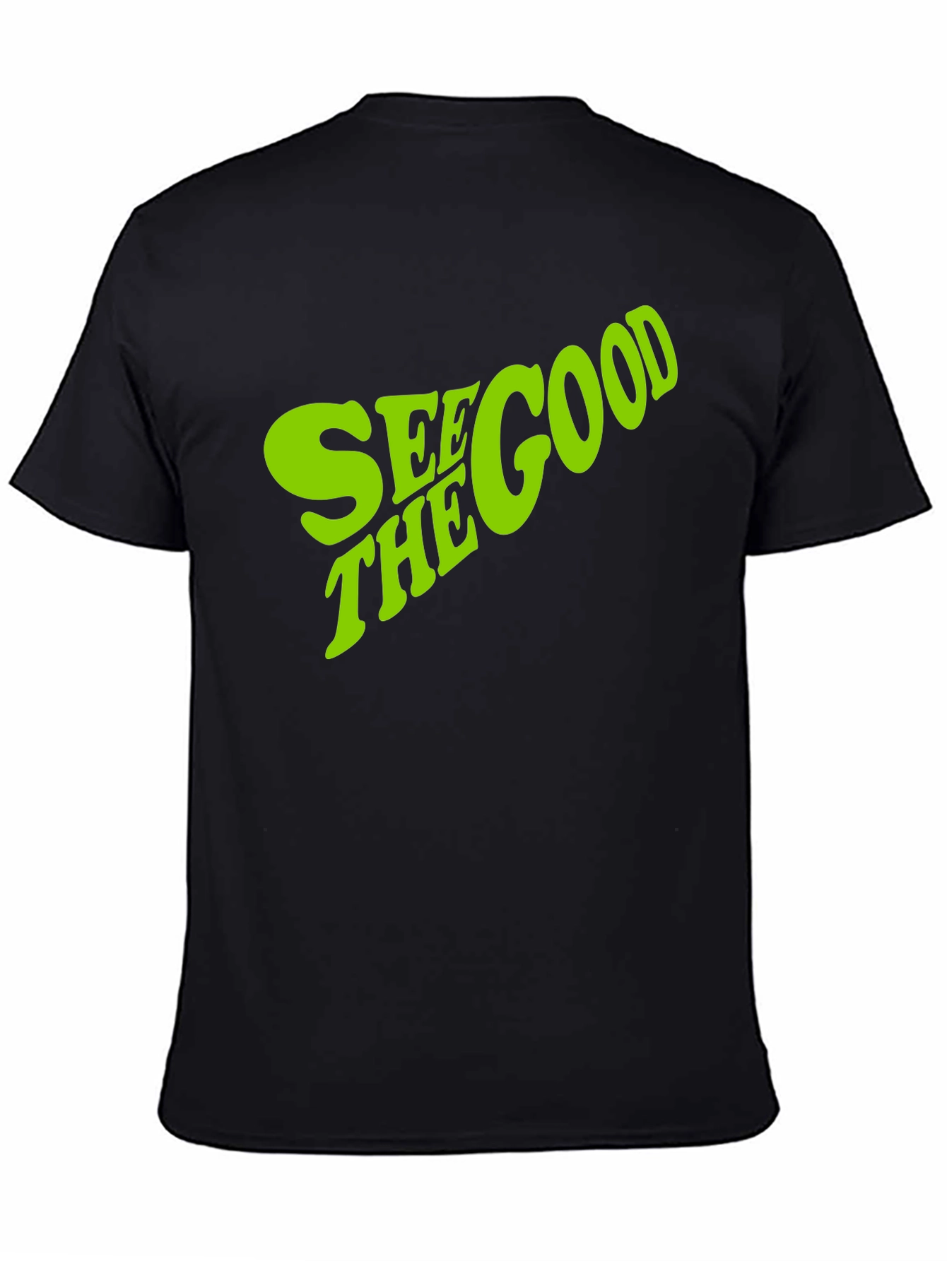 See the Good Graphic Tee - Trendy Black T-Shirt