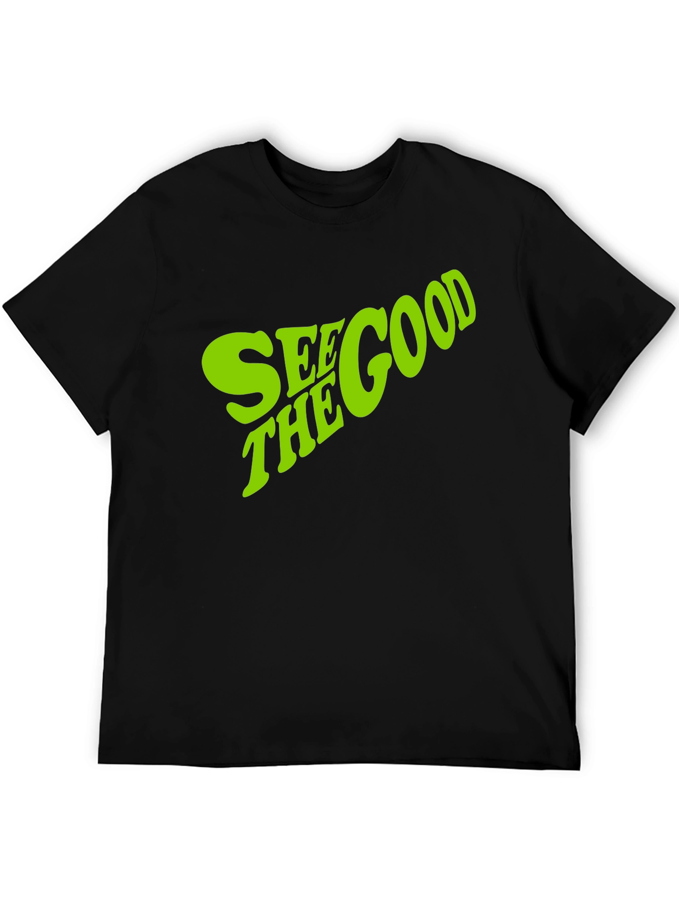 See the Good Graphic Tee - Trendy Black T-Shirt