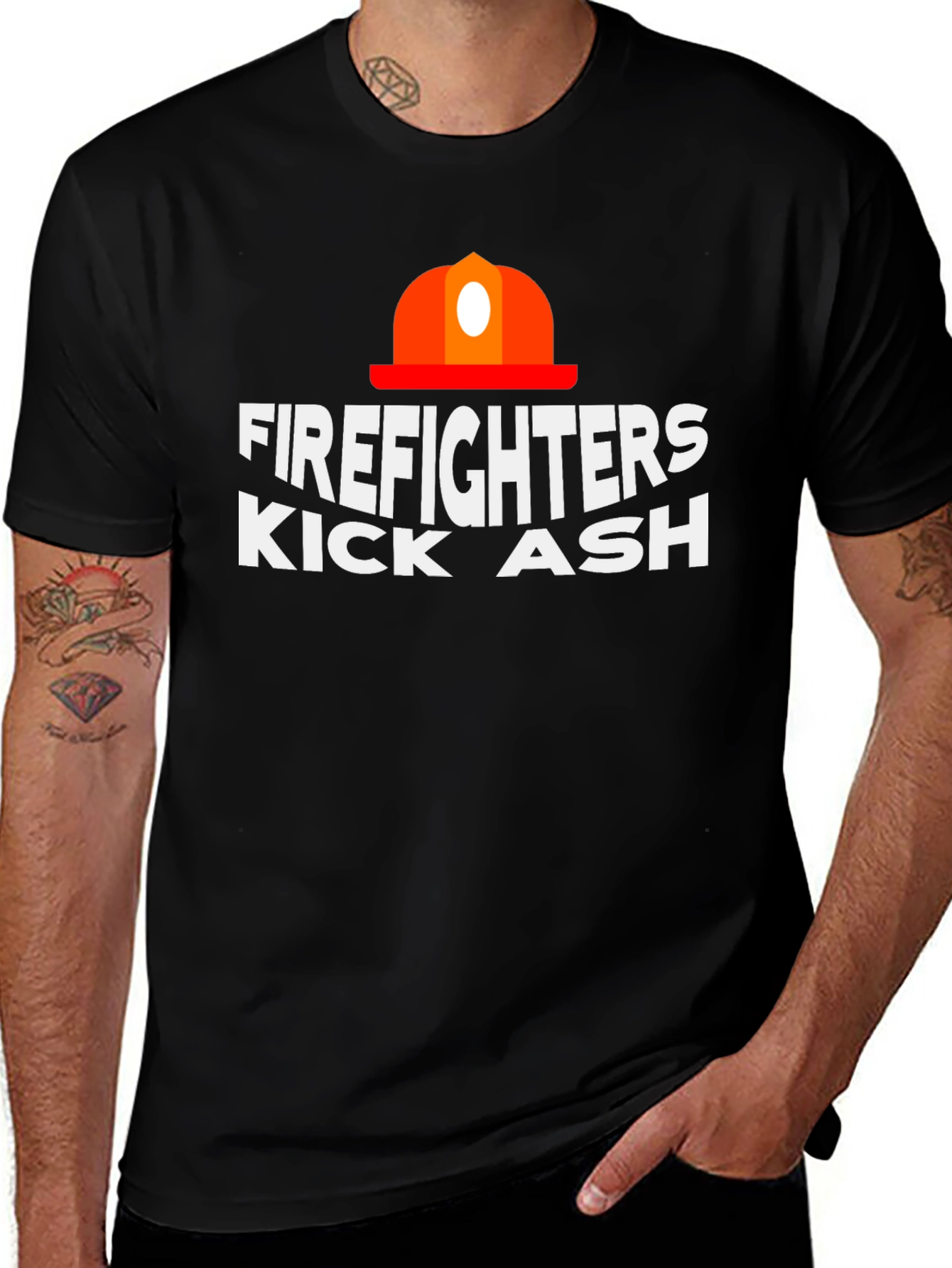 Firefighters Kick Ash Graphic Tee