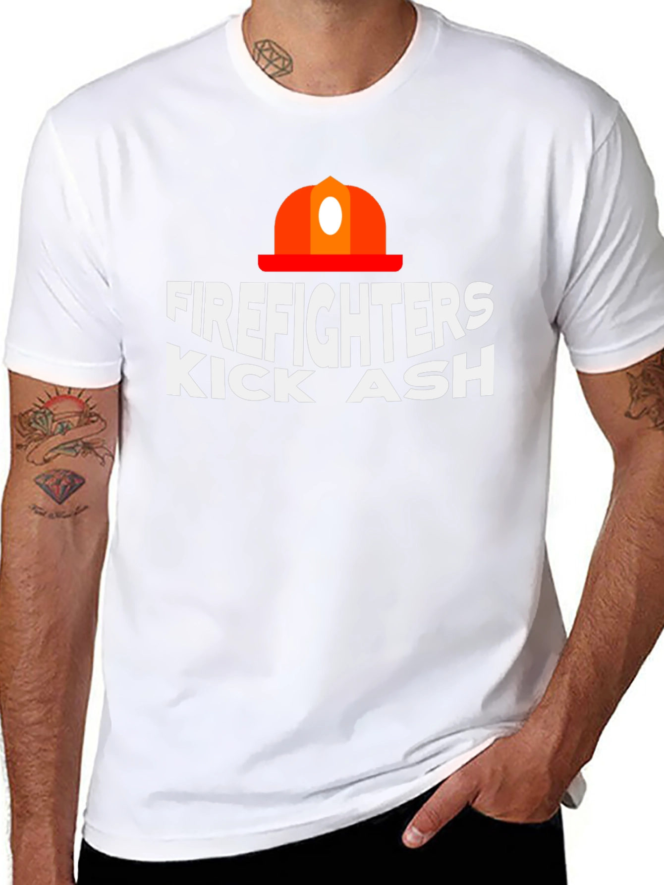 Firefighters Kick Ash Graphic Tee