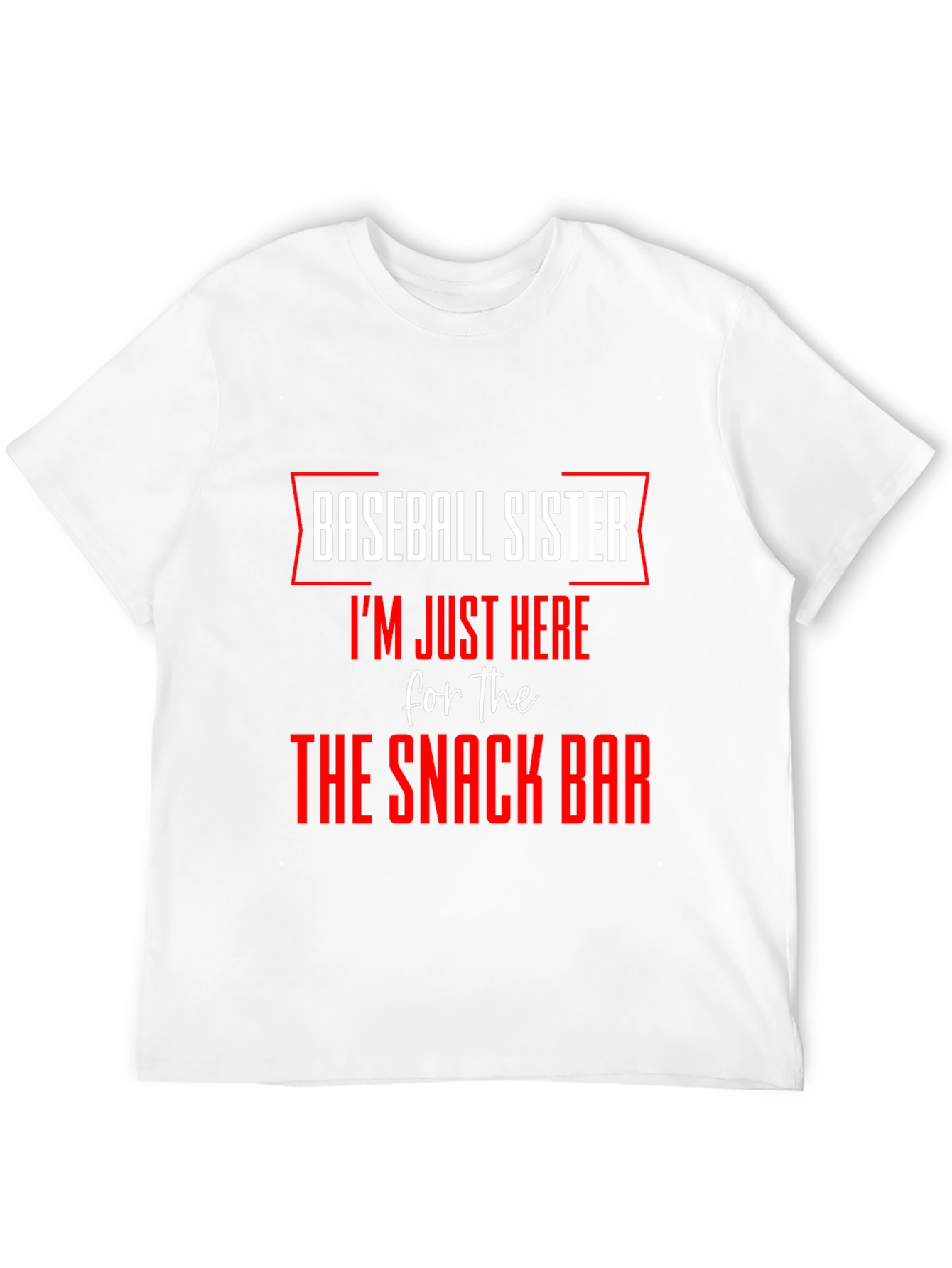 Baseball Sister Snack Bar T-Shirt