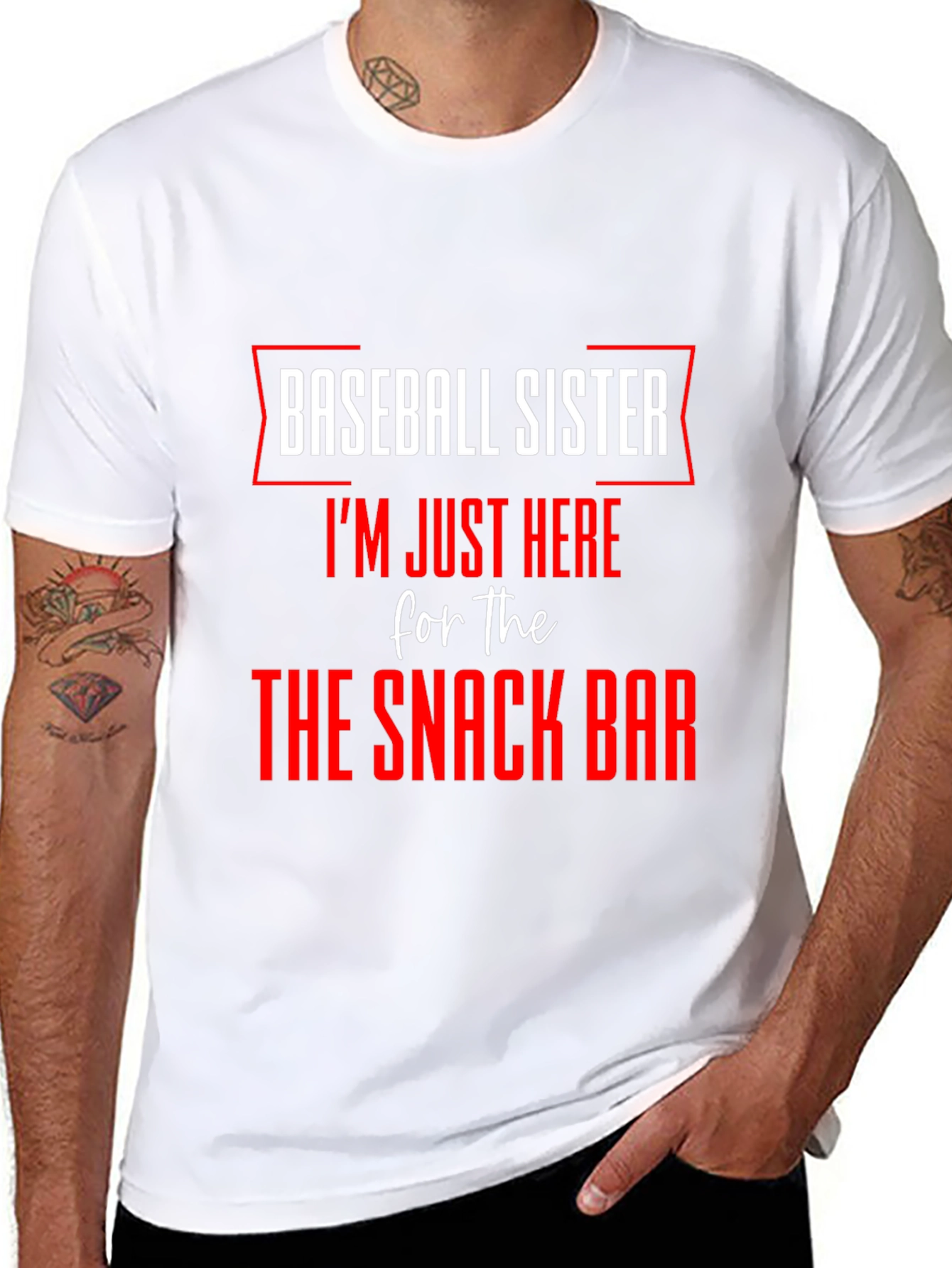 Baseball Sister Snack Bar T-Shirt