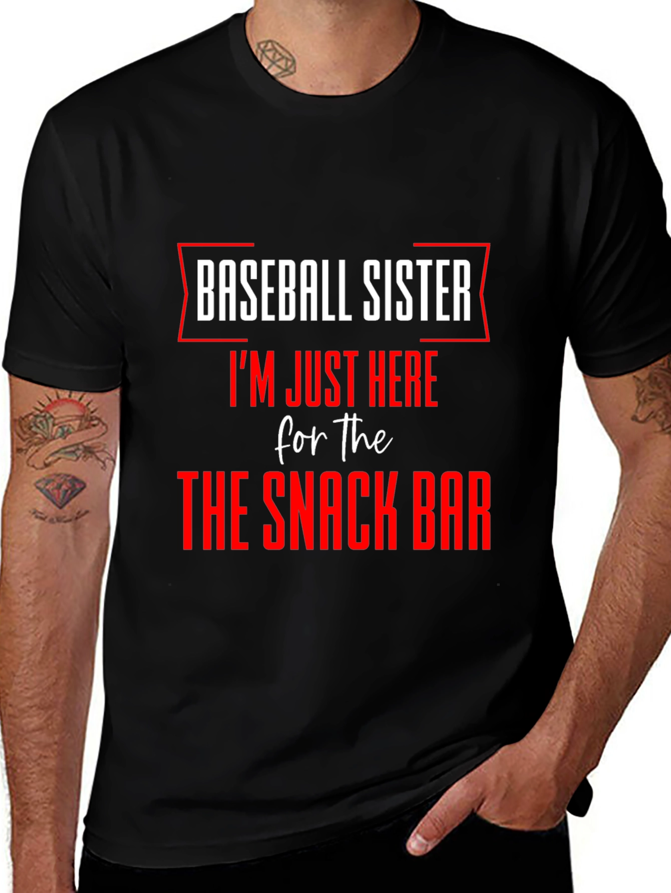 Baseball Sister Snack Bar T-Shirt