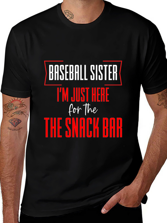 Baseball Sister Snack Bar T-Shirt