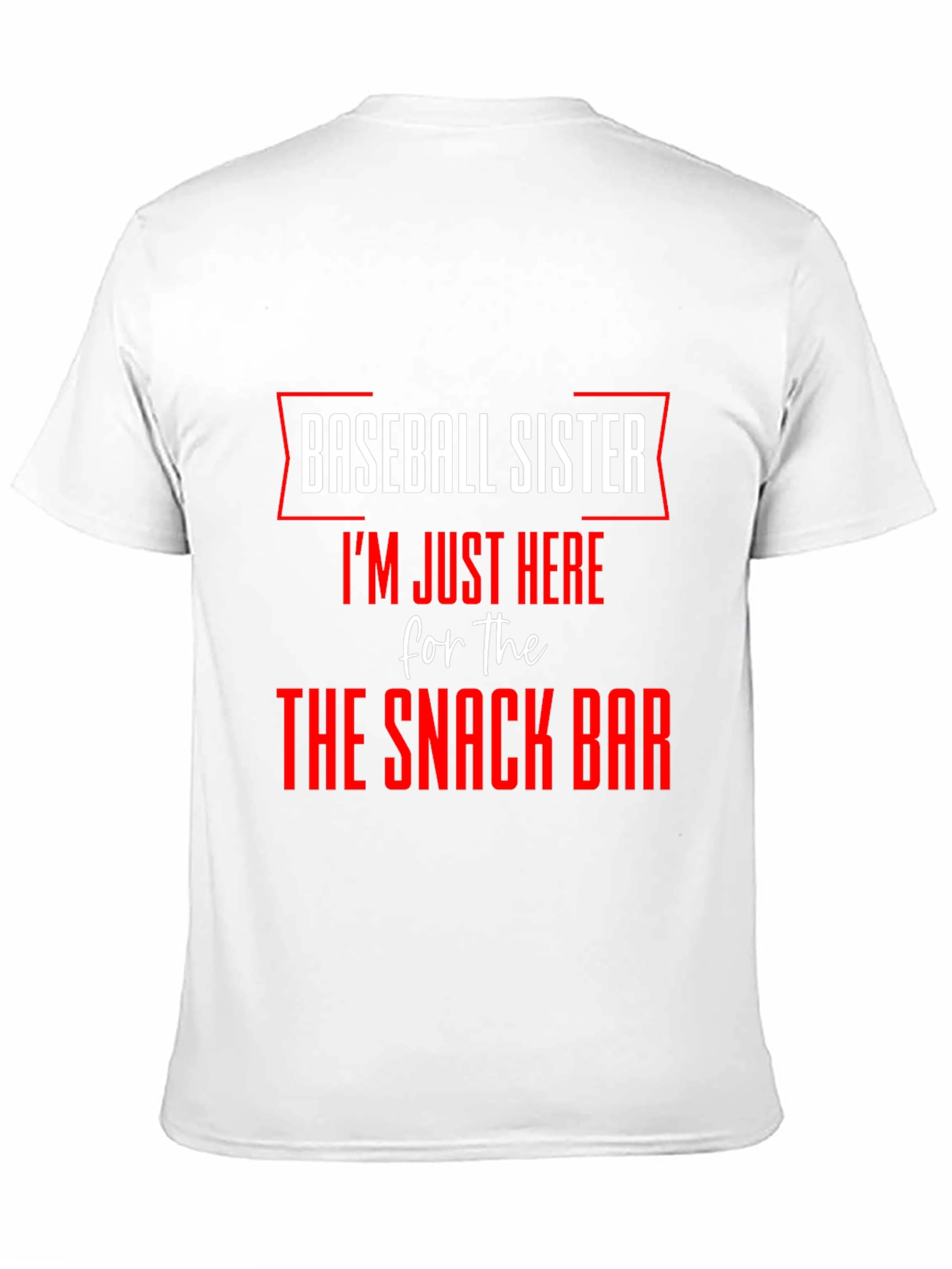 Baseball Sister Snack Bar T-Shirt