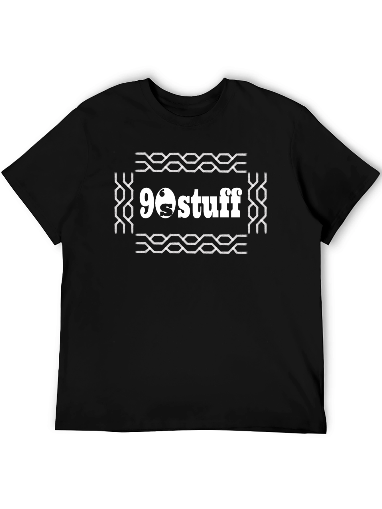 90s Stuff Graphic Tee - Retro Black T-Shirt