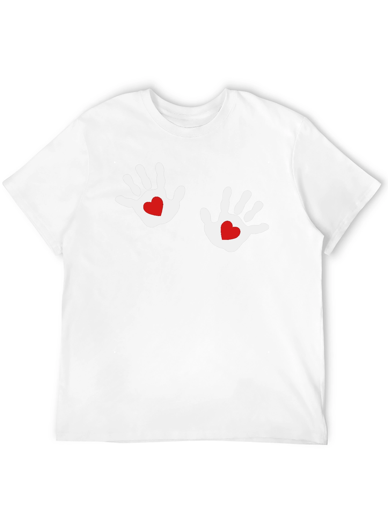 Hand Heart Graphic Tee - Black