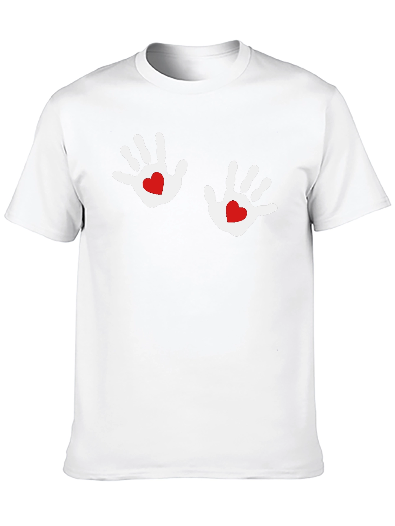 Hand Heart Graphic Tee - Black