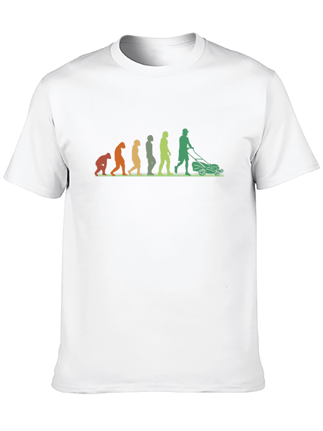 Evolution of Lawn Care Black T-Shirt
