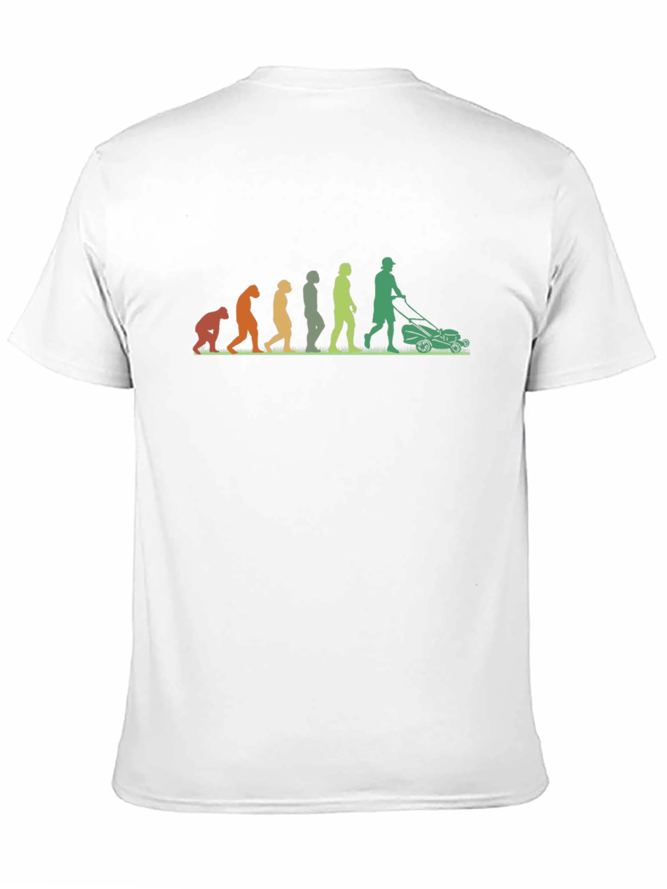 Evolution of Lawn Care Black T-Shirt