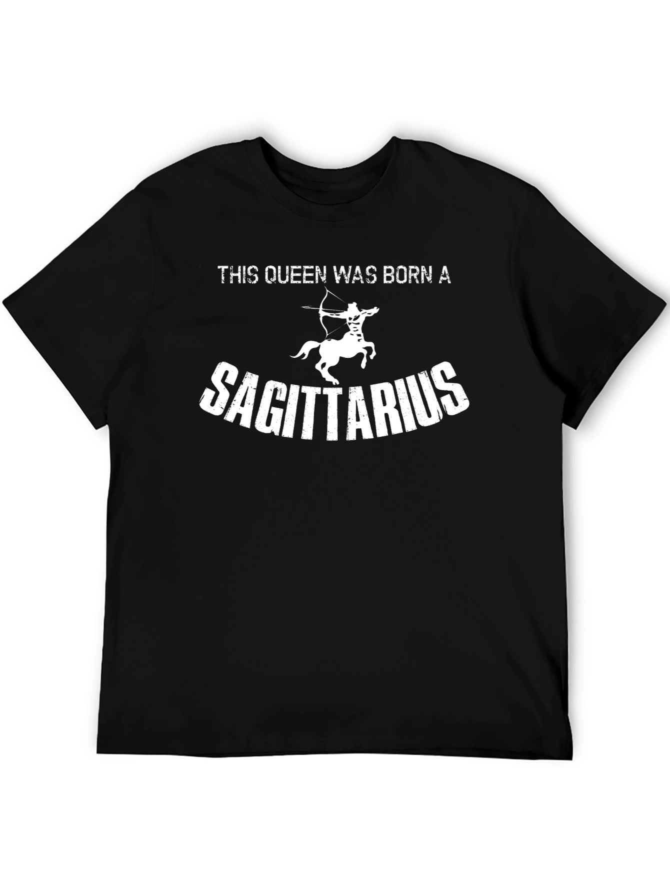 Sagittarius Queen Black T-Shirt