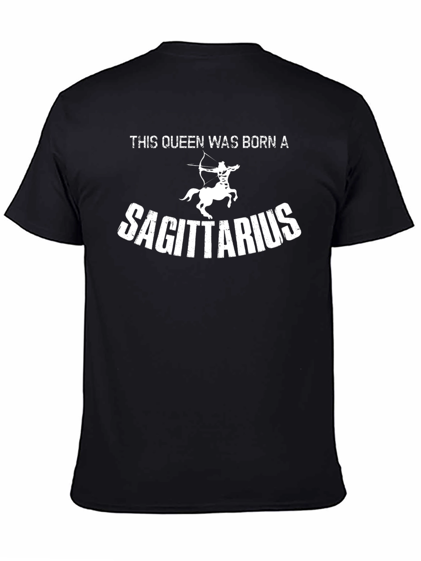 Sagittarius Queen Black T-Shirt