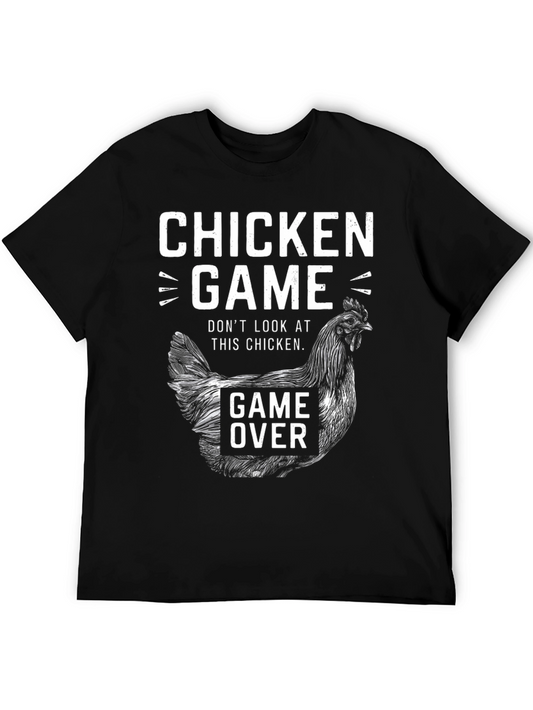 Chicken Game T-Shirt - Dont Look at This Chicken!