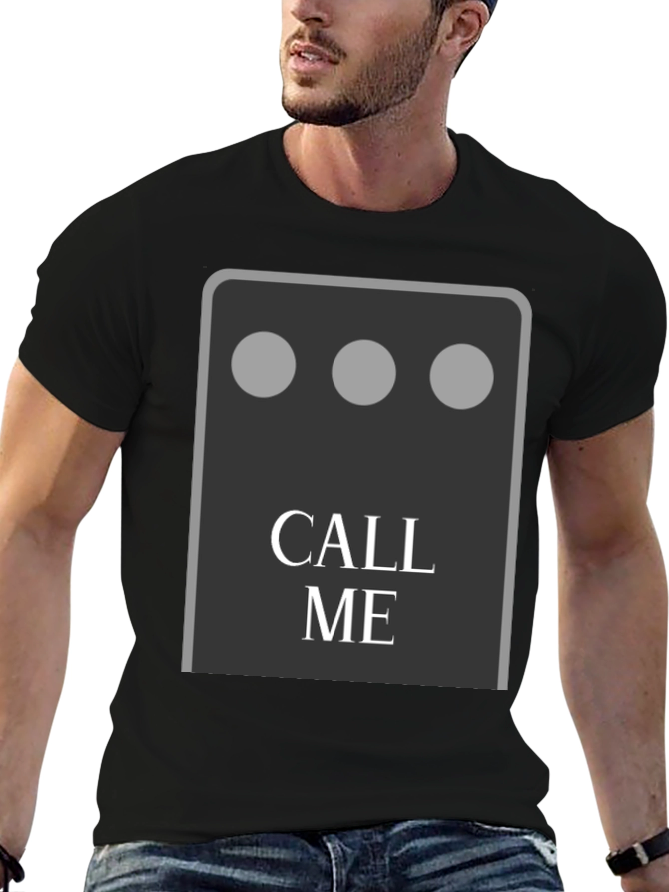 Call Me Graphic Tee - Fun & Unique Design