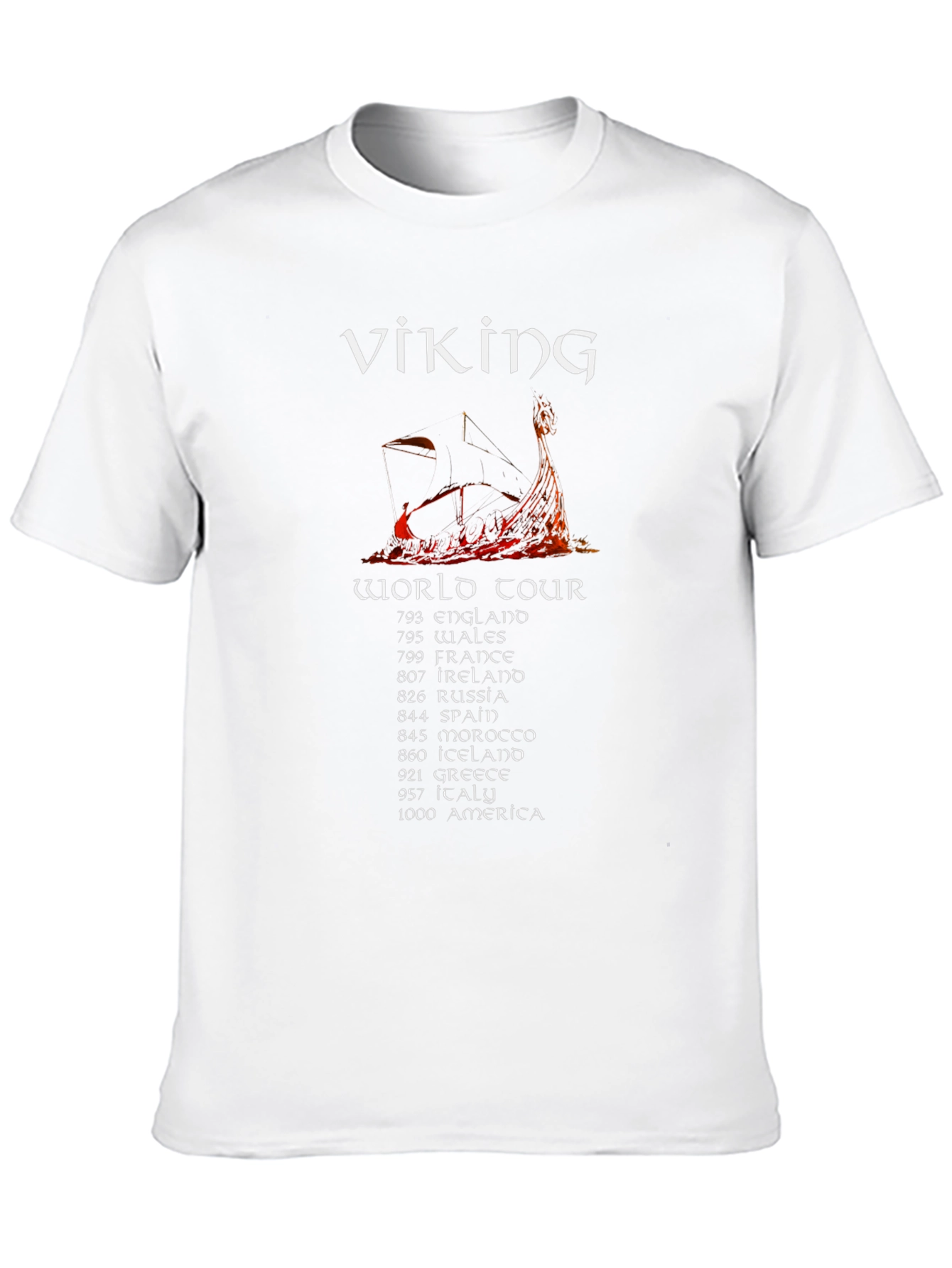 Viking World Tour Black T-Shirt