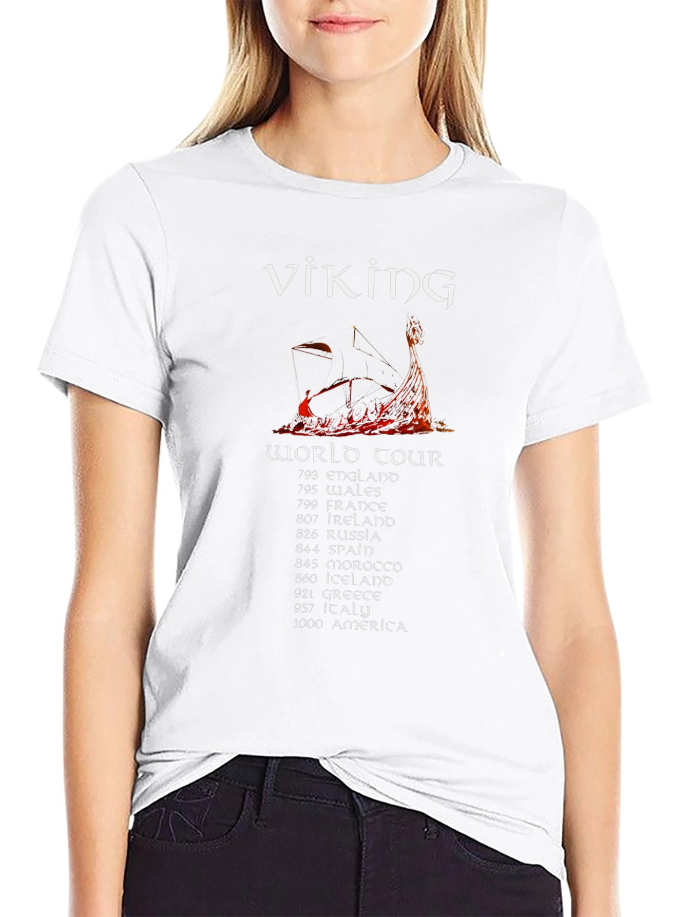 Viking World Tour Black T-Shirt