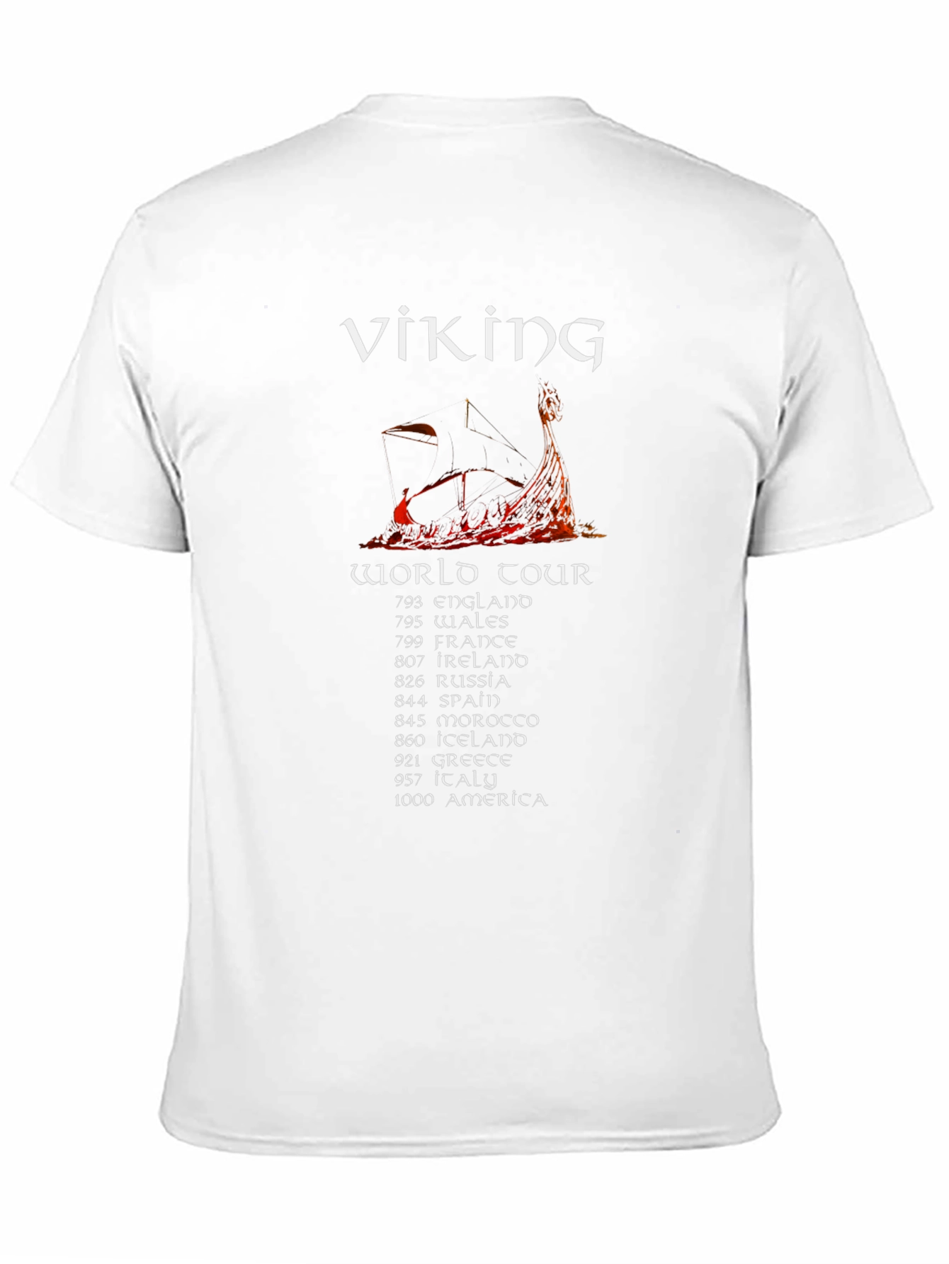Viking World Tour Black T-Shirt