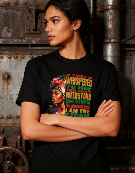I Am The Storm Empowerment T-Shirt - 100% Cotton, Bold Statement Tee for Daily & Empowering Occasions