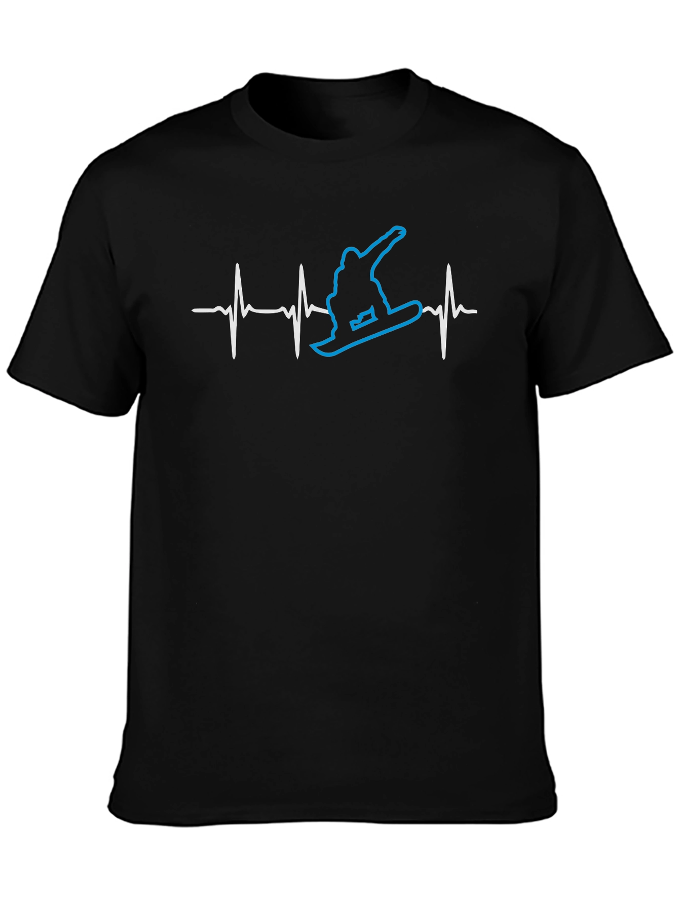 Snowboard Heartbeat T-Shirt - Cool Winter Sports Tee