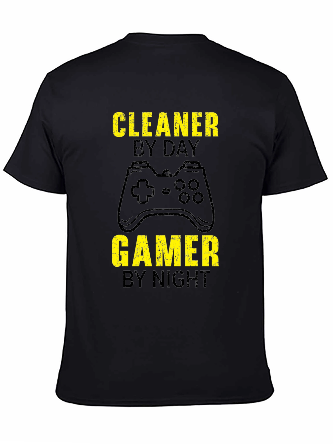 Cleaner by Day Gamer by Night Graphic Tee