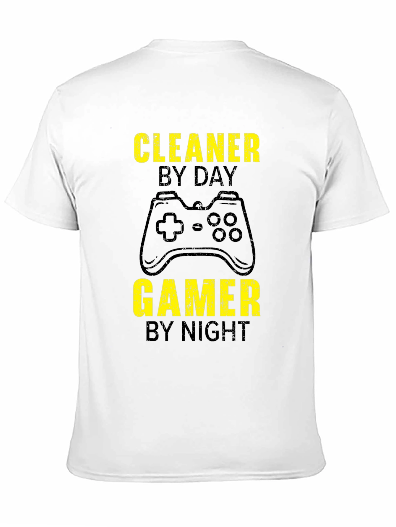 Cleaner by Day Gamer by Night Graphic Tee