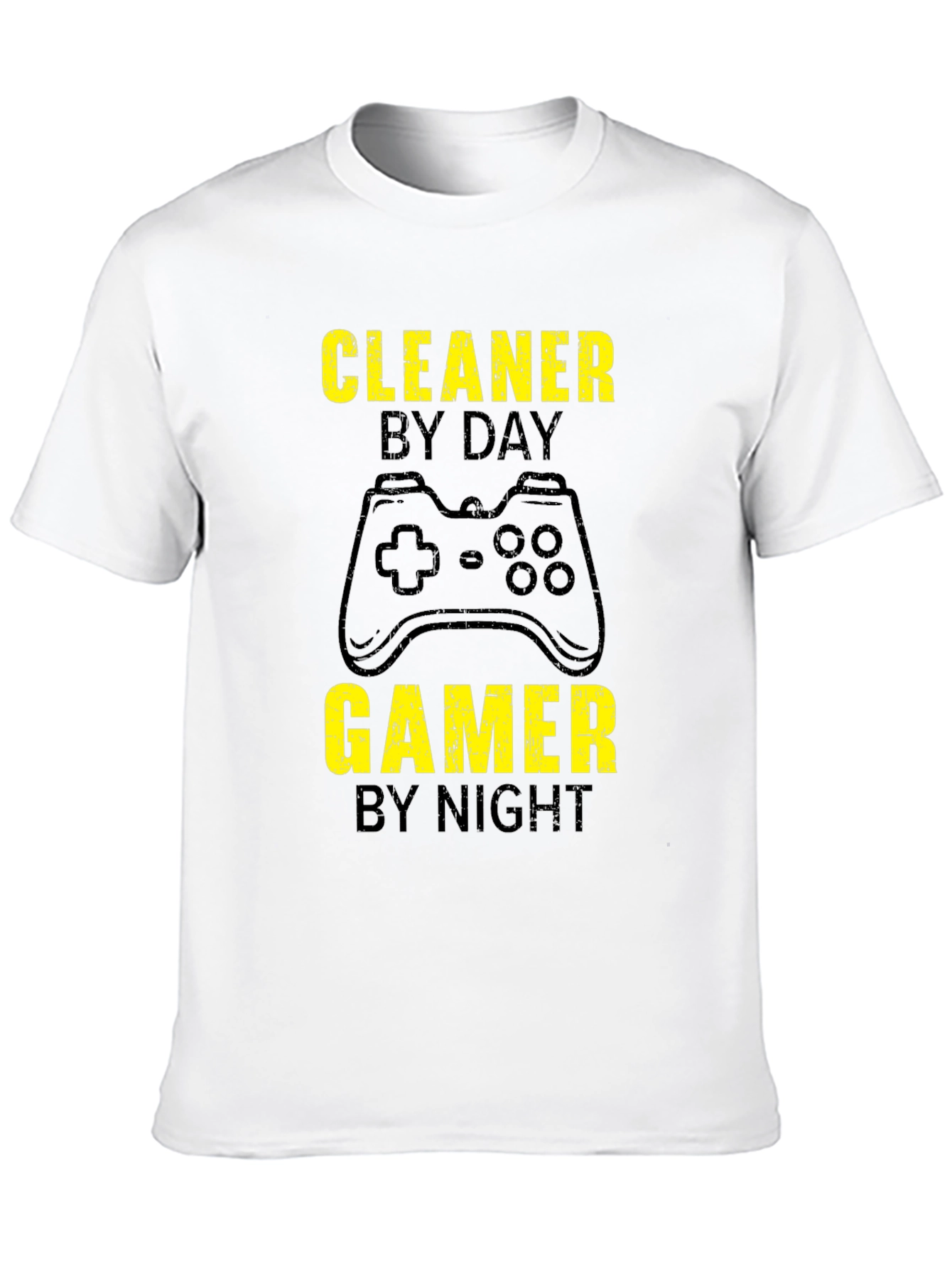 Cleaner by Day Gamer by Night Graphic Tee