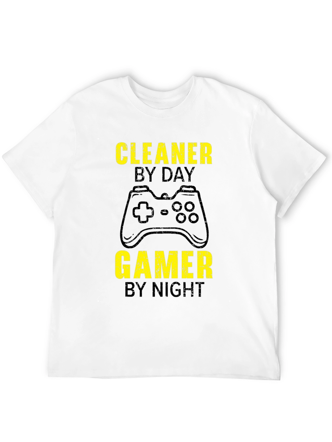 Cleaner by Day Gamer by Night Graphic Tee