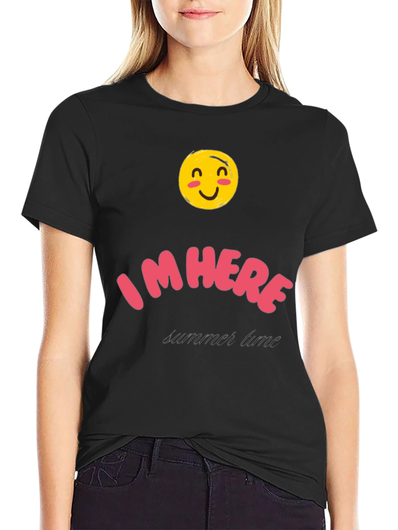 Im Here Summer Time Tee