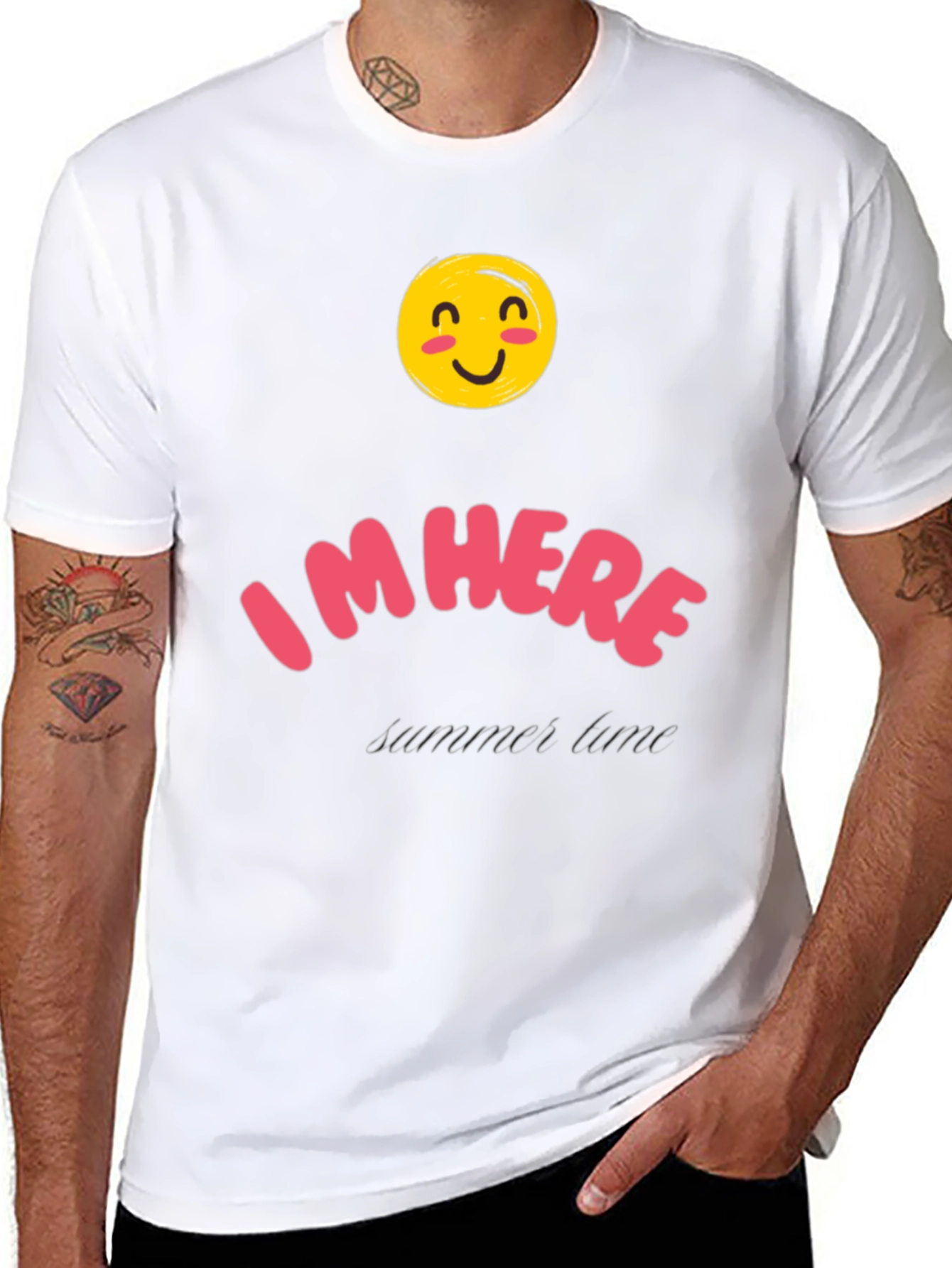 Im Here Summer Time Tee