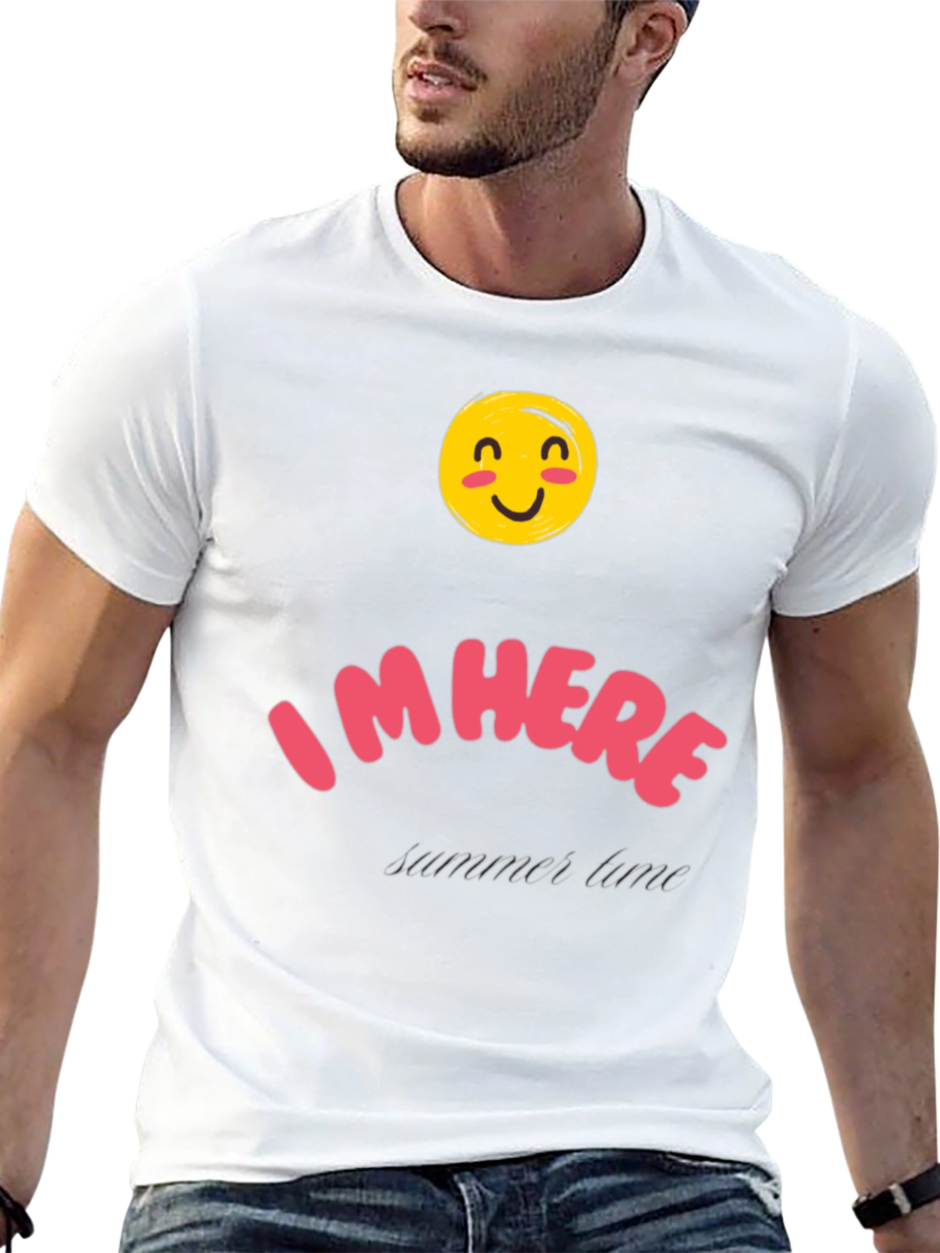 Im Here Summer Time Tee