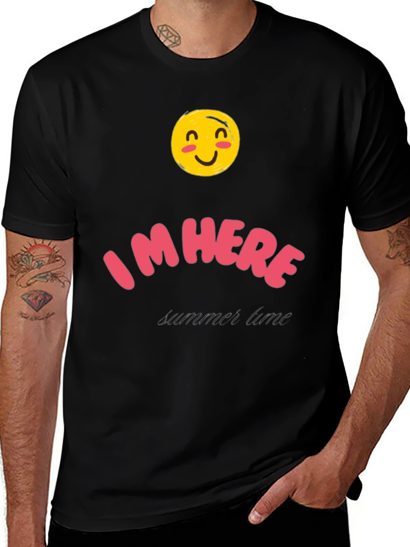 Im Here Summer Time Tee