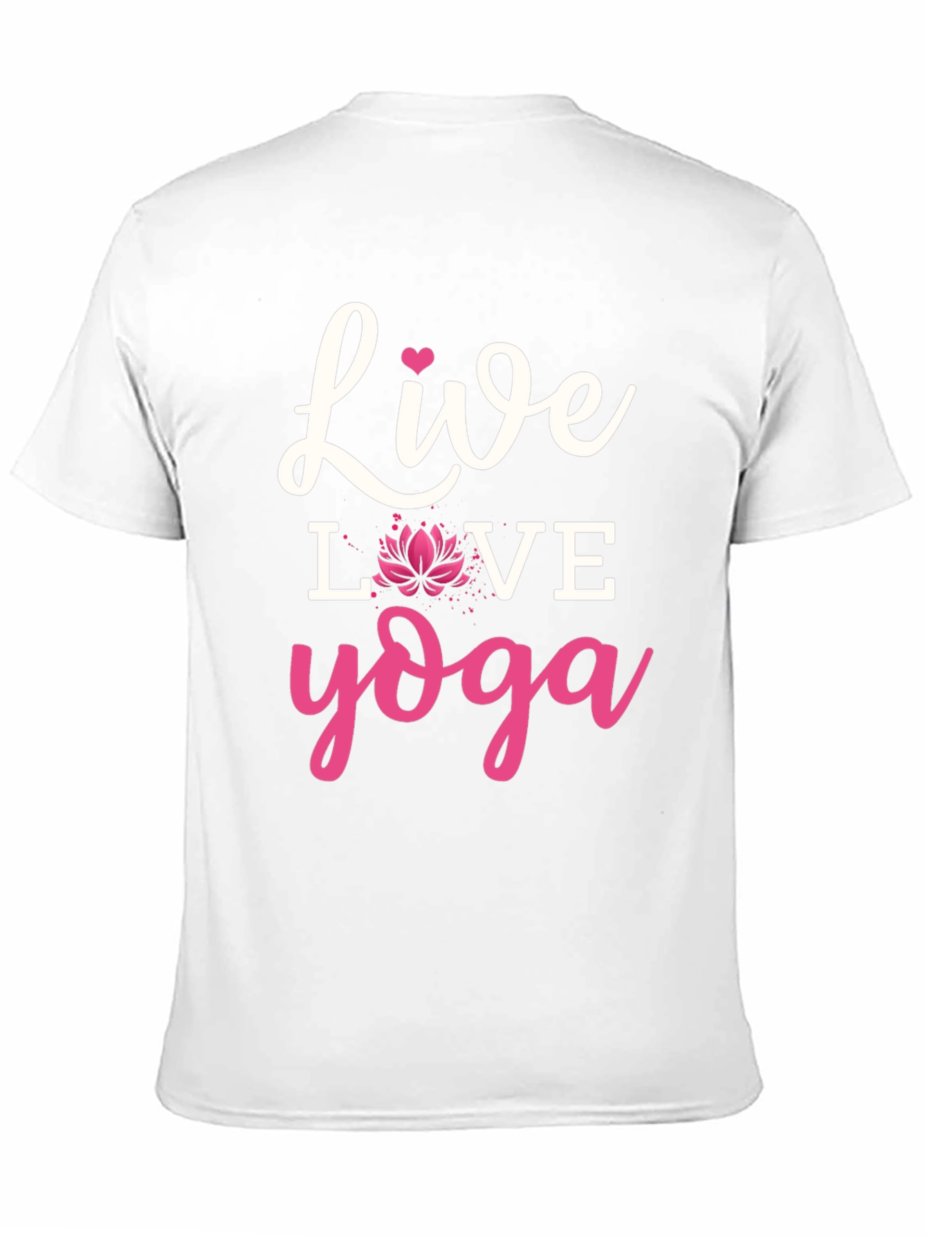Live Love Yoga Graphic Tee - Black